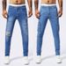 Men's Clothing New Jeans Men's Side Pockets Skinny Jeans Casual Overalls_mkmklike.com