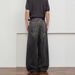 Men's Clothing Streetwear Splatter Paint Jeans For Men & Women, Vintage Loose-Fit Straight Denim Pants With Hand-Painted Graffiti Design_mkmklike.com