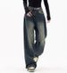 High-Waisted Loose Fit Jeans – Vintage Washed Denim For Effortless Street Style_mkmklike.com