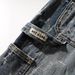 Men's Clothing Designer Style Heavy Craftsmanship Scratched Washed Trendy Brand Denim Shorts Men's Thin Pants 2025 Loose Shorts_mkmklike.com