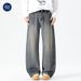 Nordmann Muqiu Clothing | 2025 Autumn New American High Street Jeans Men's Commuter Loose Straight Wide-Leg Pants_mkmklike.com