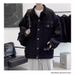 Northfold Men's Denim Jacket Autumn New Hong Kong Loose Japanese American Style Coat Top_mkmklike.com