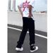 Men’s Classic Black Workwear Jeans – Slim Straight-Leg Denim Pants With Stretch, Mid-Rise Casual Trousers For Teens & Young Adults_mkmklike.com
