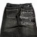 Men Women Retro Trendy Versatile Printed Jeans American Style Long Pants Autumn Fashion Street Style_mkmklike.com