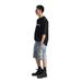 Men's Vintage Washed Denim Shorts - 5-Inch Inseam Dirty Finish Distressed Casual Cargo Shorts For Men, Retro Streetwear_mkmklike.com