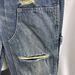 Men's Trendy Ripped Jeans Heavyweight Workwear Blue Retro High Street Straight Leg Loose Trousers mid Waist Button Fly Casual Pants_mkmklike.com