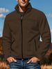 2026 New European And American Men's Polar Fleece Spring Autumn Winter Outdoor Zipper Stand Collar Jacket Top_mkmklike.com