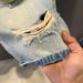 Men's Clothing Summer Trendy Distressed Denim Shorts For Men Mid-Length Five Point Pants Style Thin Fashionable Men's Clothing_mkmklike.com