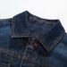 Men's Clothing Retro Casual Workwear Men's Vintage Denim Jacket With Multiple Pockets – Classic Workwear Style, Relaxed Fit, Stylish & Versatile_mkmklike.com