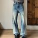 Vintage Washed Blue Jeans For Men – Relaxed Straight-Leg Denim Pants With Retro Style (Light Blue, S-3xl)_mkmklike.com