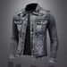 Men's Denim Cross-Border Trend American Retro Personality Slim Fit Turn-Down Collar Workwear Zipper Cycling Motorcycle_mkmklike.com