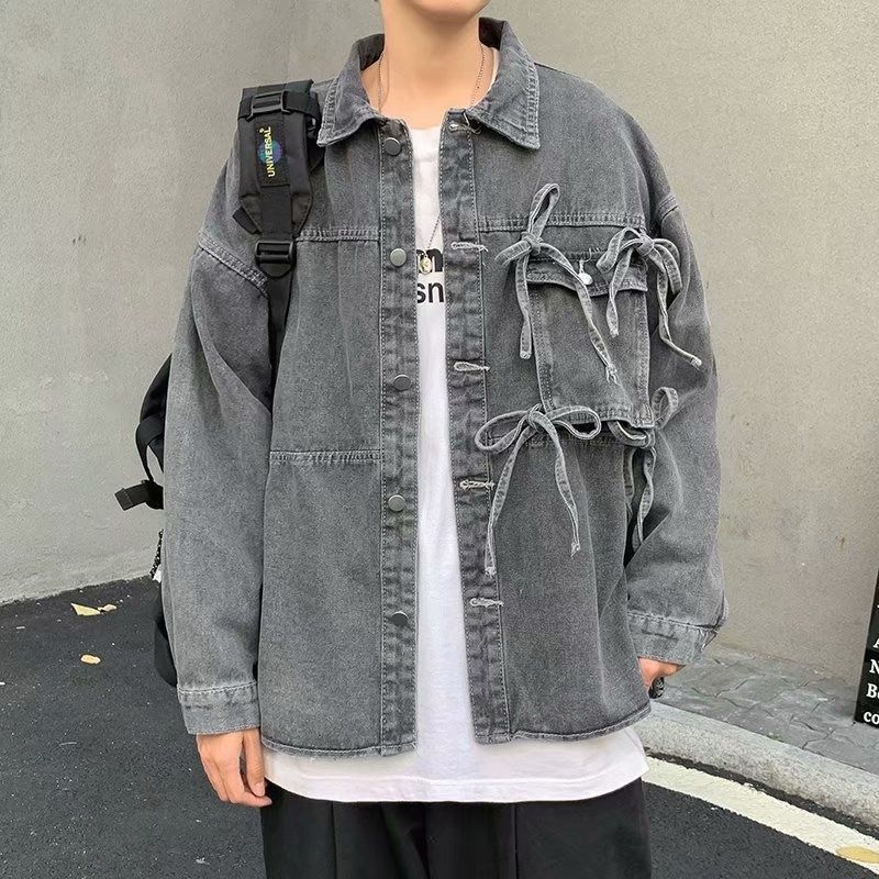 Loom 2025 Spring Autumn Street Style Cool Denim For Teenagers New Personality European And American Trendy Brand Ins Casual_mkmklike.com