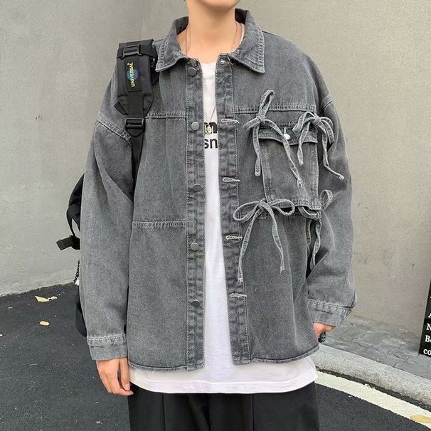 Loom 2025 Spring Autumn Street Style Cool Denim For Teenagers New Personality European And American Trendy Brand Ins Casual_mkmklike.com