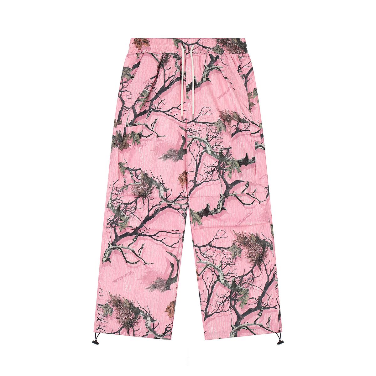 Men's Clothing High Street Hand Painted Colorful Graffiti Straight Casual Pants Men And Women Loose Camouflage Overalls_mkmklike.com