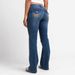 Women's Casual Stretch Denim Jeans – Embroidered Slim Fit Trousers With Comfortable Elastic Waist_mkmklike.com