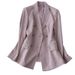 Women's Clothing powder skin whitening suit suit commuting suit + pants two piece suit_mkmklike.com