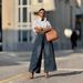 Retro Divided Distressed Slanted Pocket Elastic Waist Jeans Women's Clothing Independent Website New 2026_mkmklike.com
