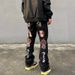 American High Street Heavy Duty Embroidered Loose Fitting Jeans For Men, European And American Hip Hop Straight Leg Trousers._mkmklike.com