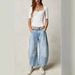Women's mid Low Waist Washed Denim Jeans Large Stock 2024 Cross Border E Commerce Hot Selling European American Styles K306_mkmklike.com
