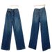 Women's High-Waisted Wide-Leg Jeans - THE Minimalist Distressed Denim Pants, Oversized & Floor-Length (Dark Blue, Sizes 24-30)_mkmklike.com