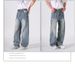Unisex American Style Graffiti Distressed Straight Leg Jeans Trendy Fashionable Loose Fitting Wide Leg Pants New 2026 Style_mkmklike.com
