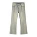 Camour | American Street Vibe Distressed Mud Yellow Micro Flared Jeans For Men And Women, Versatile Straight Leg Floor_mkmklike.com