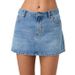 Women's Clothing Slim Casual Stretch Washed Denim Skirt_mkmklike.com