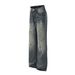 Men's Clothing Retro 2025 Hand Washed Dyed Trendy High End Design Men's Loose Straight Jeans_mkmklike.com