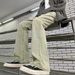 Men's High Street Vintage Washed Yellow Mud Dyed Jeans Straight Leg Vibe Micro Flare Loose Fit Slimming Pants_mkmklike.com