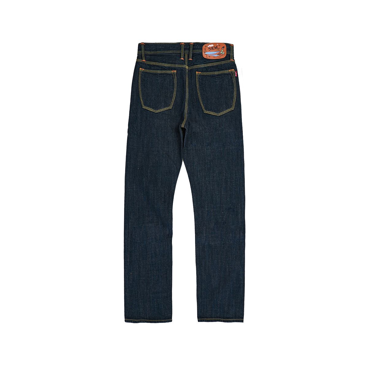 Vintage Straight Leg Jeans | 17oz Selvedge Denim | Indigo Blue Raw Denim For Men | Classic Retro Workwear Pants_mkmklike.com