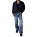 Vintage Washed Straight-Leg Jeans – Distressed Denim Pants With Honeycomb & Whisker Details (S-XXL, Blue)_mkmklike.com