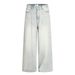 Vintage Washed Jeans American Style Loose Wide-Leg Dad Pants Men's Versatile Straight-Leg Trousers_mkmklike.com