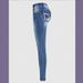 Women's Slim Fit Jeans Embroidered Pocket Casual Cotton Denim Jeans For Office Lady Street Style_mkmklike.com