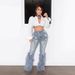 Women's Clothing Fashion Casual Jeans Beaded Long Beard Jeans_mkmklike.com