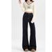 Denim Straight-leg Flared Jeans For Women, Spring And Autumn 2026 New Style, Dark Blue Petite Stretchy Wide-leg_mkmklike.com