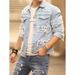 Spring Autumn Fashion Jacket, Loose And Trendy Teenage Denim Korean Version Men's Jacket_mkmklike.com