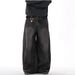 Men's Clothing Men's Black Wide Leg Retro Jeans Street Style Loose Fit American Clothing For Formal & Casual_mkmklike.com