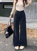Cross-border Hot Girl Black Jeans For Women, Spring Autumn 2025, New European And American Style, Loose, Slimming,_mkmklike.com