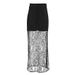 Women's Clothing lace hollow jacquard high waist skirt casual versatile commuting_mkmklike.com