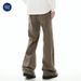 Nordmann Muqiu Men's Clothing | Trendy American Style Loose Straight Hip-Hop Jeans Unisex Draped Casual Wide-Leg Pants_mkmklike.com
