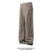 Men's Maillard Washed Jeans - Vintage Loose Straight-Leg Denim Pants For Spring & Fall, Retro Workwear Style With Stretch Comfort_mkmklike.com