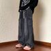 Men's Cargo Workwear Jeans – Oversized Streetwear Pants With Multi-Pockets & Vintage Wash_mkmklike.com