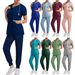 Women's ready-to-use oral dentist surgical gown split toiletry suit elastic quick-drying hospital nurse uniform_mkmklike.com