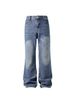 Men's Clothing 25 Autumn American Jeans Men And Women Washed High Street Straight Pants Trousers_mkmklike.com