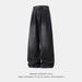 Men's Vintage Washed Distressed Jeans - Loose Fit Straight Leg Casual Pants For Spring & Summer_mkmklike.com