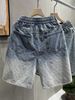 Men's Clothing Luxury Men's Summer Thin Denim Shorts Straight Leg Casual Washed Five Point Pants Loose Versatile Fashionable_mkmklike.com