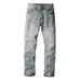 New Trendy Hot Diamond Jeans Straight Tube Loose Men's Denim Versatile Casual Men's Pants Wide Tube Flash Diamond Straight Tube Pants_mkmklike.com