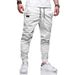Men's Clothing new size men's work pants youth popular casual slim leg trousers men_mkmklike.com