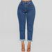 Women's Clothing New Jeans Loose High Waist Nine Points Straight Pants_mkmklike.com