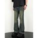 Nordmann American Retro Washed Jeans For Men, Slightly Flared Loose Straight Long Pants, BF Autumn Winter High Street Trendy_mkmklike.com